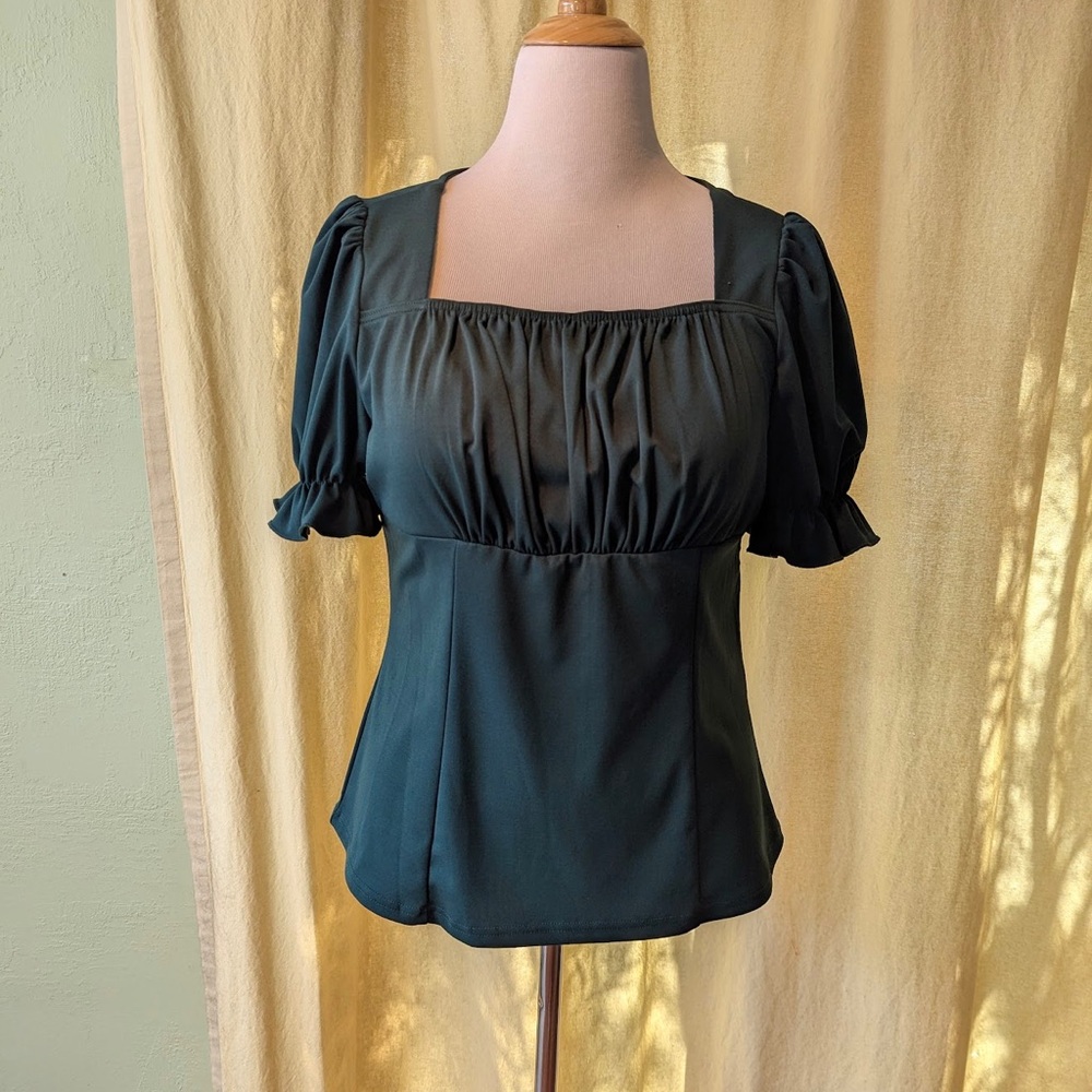 Elegant Green Women's Top